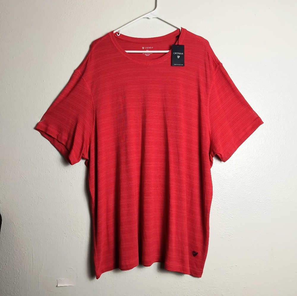 Casual Men's Performance T-Shirt Red XXL